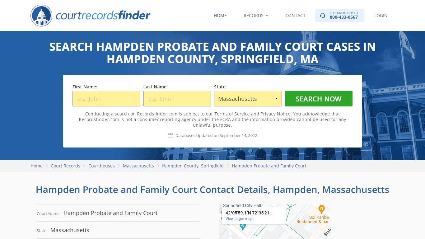 Hampden Probate and Family Court Case Search - RecordsFinder